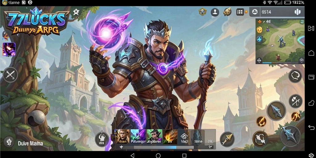 Tampak seru dalam pertarungan ARPG yang intens.