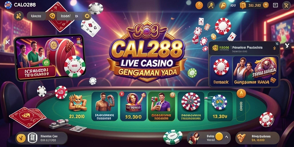 Gameplay Live Casino yang seru dan interaktif di CALO288.