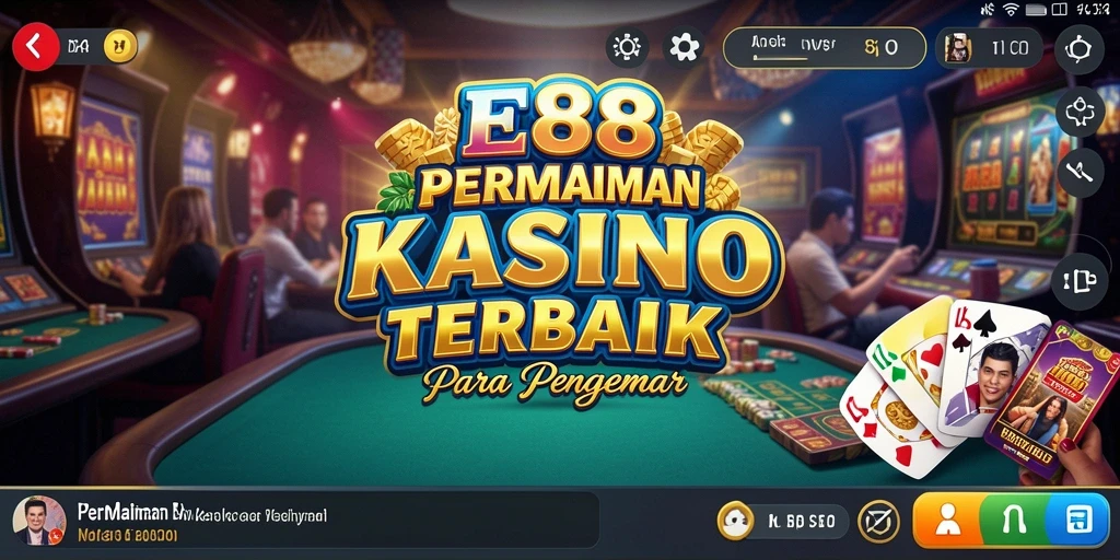 Screenshot E88 menampilkan gameplay kasino yang menarik dan menghibur.
