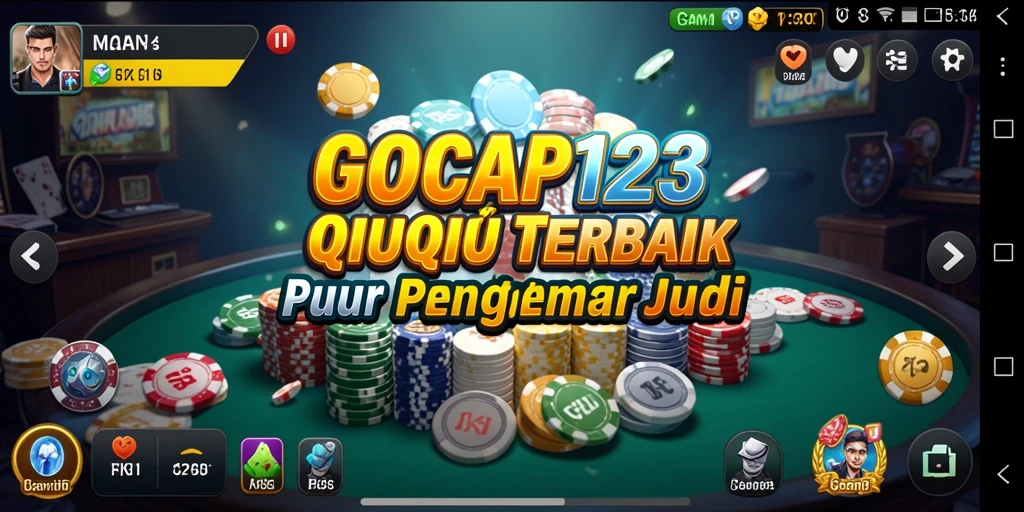 Tampilan gameplay QiuQiu yang seru dan interaktif di GOCAP123.