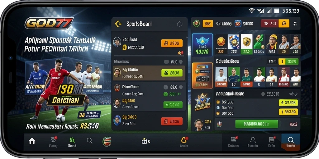 Tampilan gameplay menegangkan saat bertaruh di GOD77.