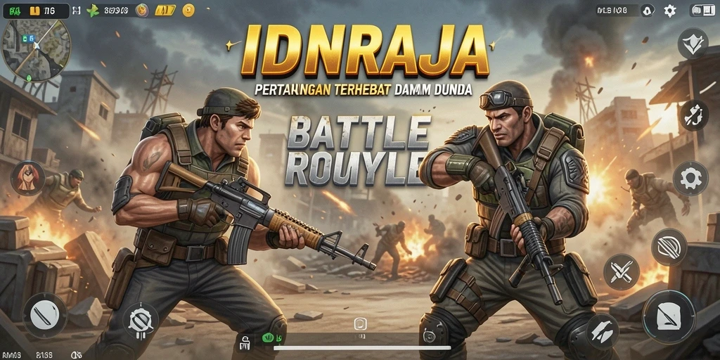 Tampilan gameplay intens dalam <strong>IDNRAJA</strong> yang seru dan mendebarkan.
