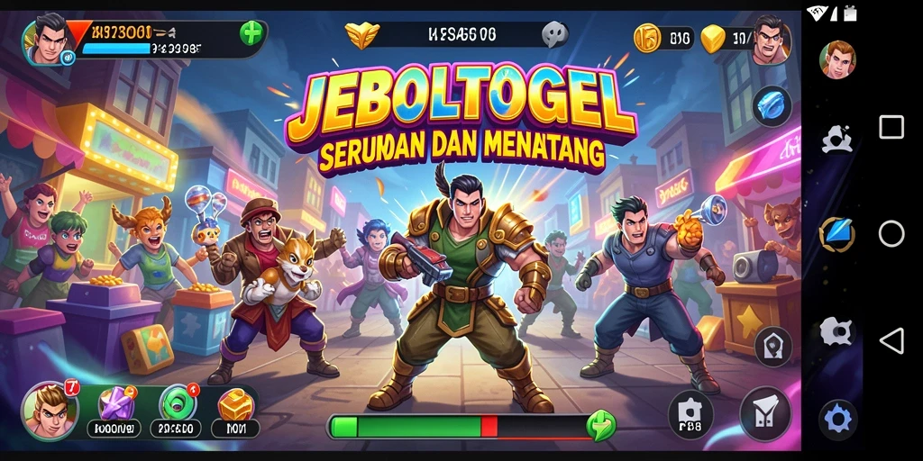 Tampilan gameplay seru <strong>JEBOLTOGEL</strong> dengan tantangan Arcade yang menghibur.