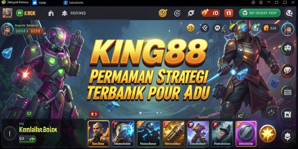 Tampilan gameplay menarik dalam KING88, strateginya sangat memikat.