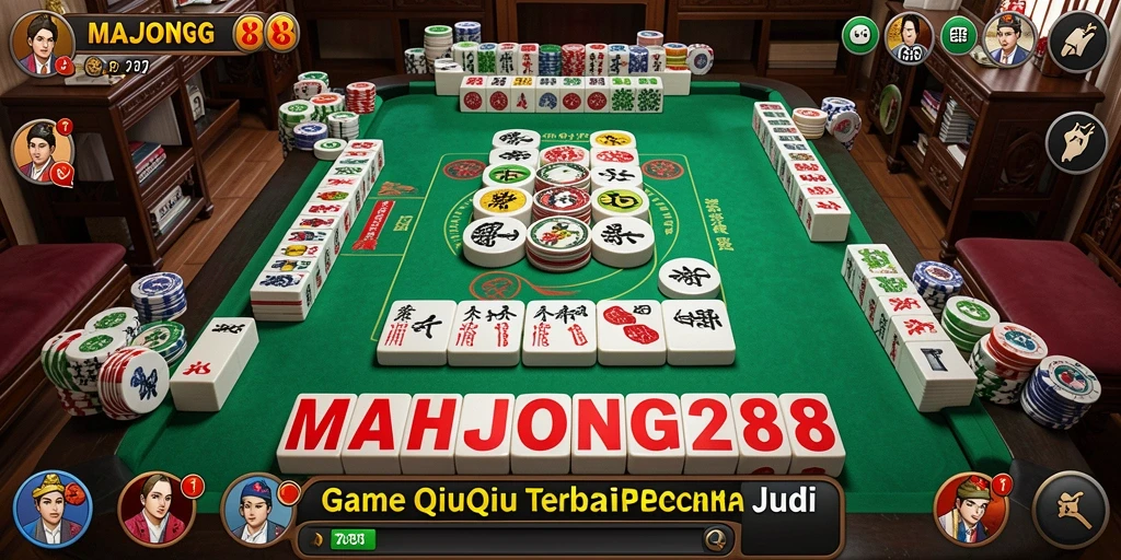 Tampilan gameplay QiuQiu yang menarik di MAHJONG288.