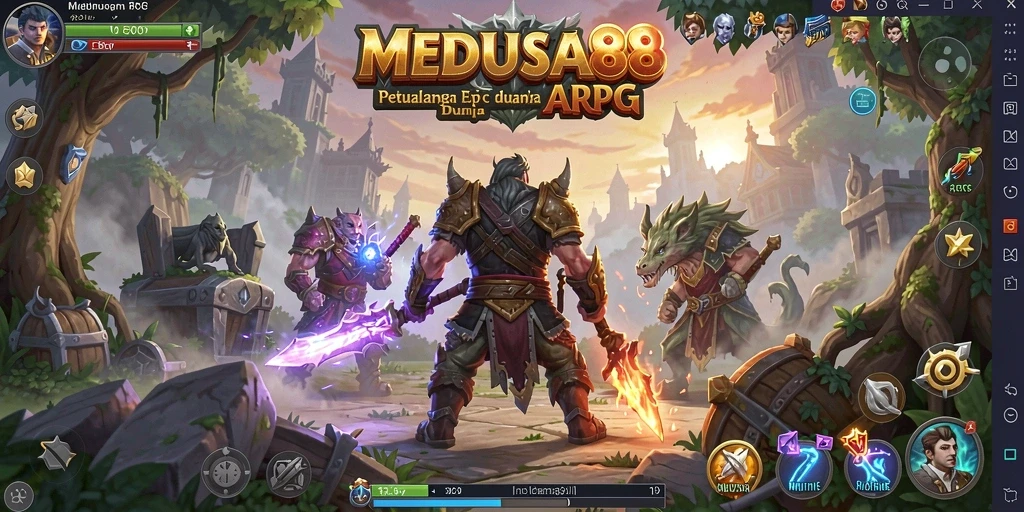 Gameplay seru dan aksi menegangkan di MEDUSA88.