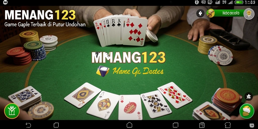 Tampilan gameplay Gaple yang seru dan interaktif.