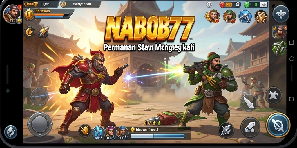 Tampilan menawan dari gameplay strategi NABOB77 yang seru.