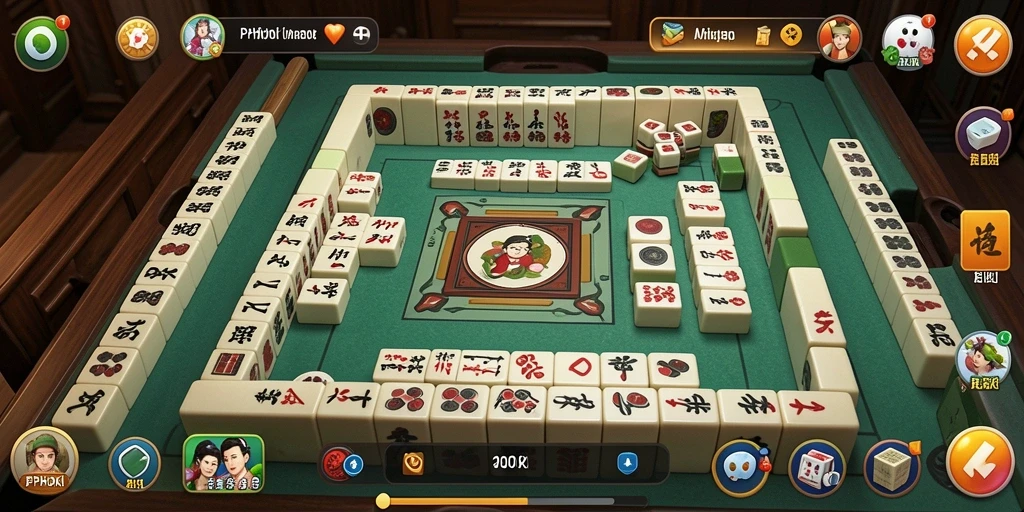 Tampilan gameplay Mahjong yang menarik dalam PPHOKI.