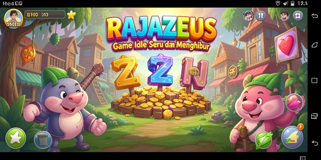 Tampilan gameplay RAJAZEUS yang menarik dan penuh strategi.