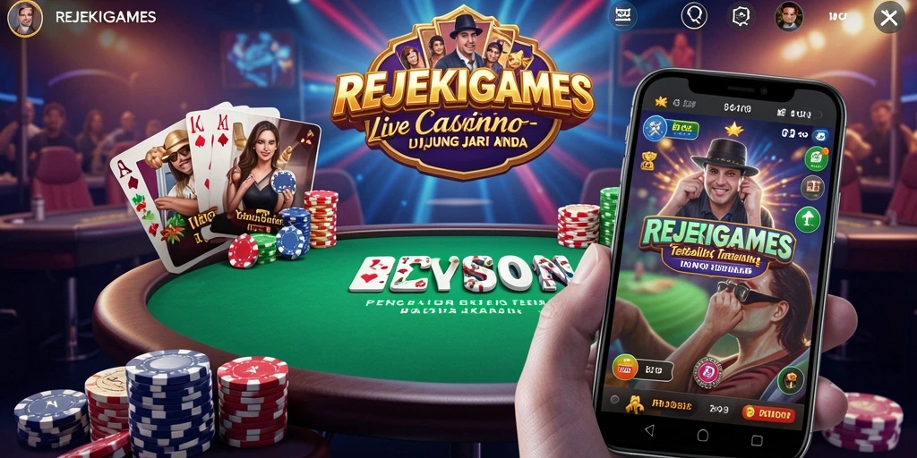Screenshot gameplay menarik dari REJEKIGAMES di Live Casino.