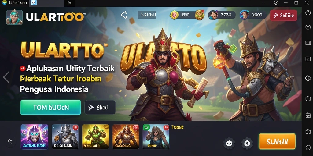 Tampilan antarmuka ULARTOTO yang intuitif dan modern.