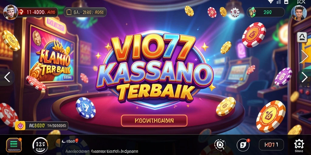 Screenshot permainan Kasino VIO77 menampilkan grafik yang menarik dan antarmuka yang intuitif.